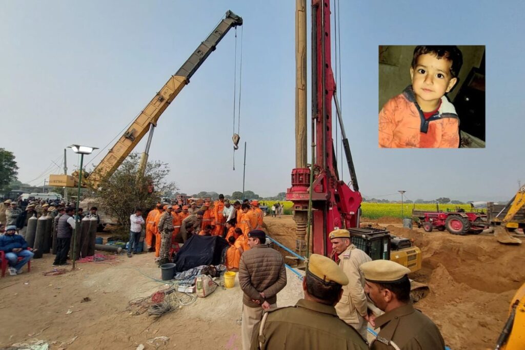 3-Year-Old Remains Trapped In Rajasthan Borewell On 8th Day Of Rescue Op