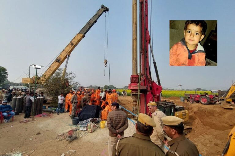 3-Year-Old Remains Trapped In Rajasthan Borewell On 8th Day Of Rescue Op
