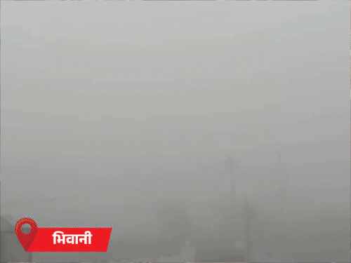 हरियाणा में कोहरे के कारण विजिबिलिटी 50 मीटर से कम:12 जिलों में यलो अलर्ट, रात से बदलेगा मौसम, बारिश-ओले गिरने की संभावना