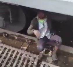 Video: Wedged Between Wheels, Man Travels 250 Km Under Train
