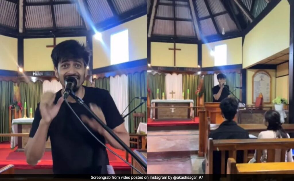 Influencer Chants Religious Slogan In Meghalaya Church, Case Filed