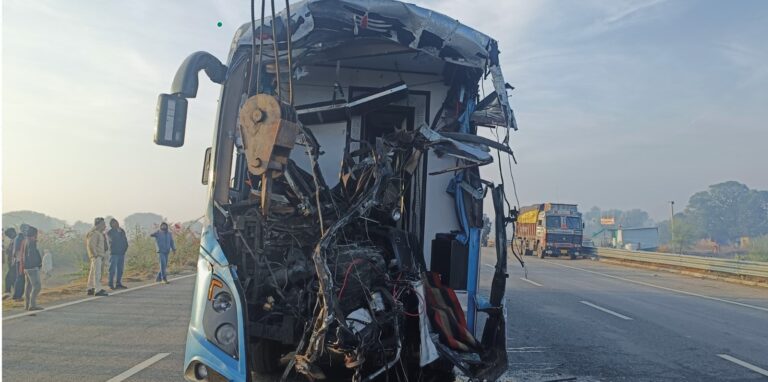 30 Injured, 10 Critical After Bus Crashes Into Truck In Rajasthan Amid Fog
