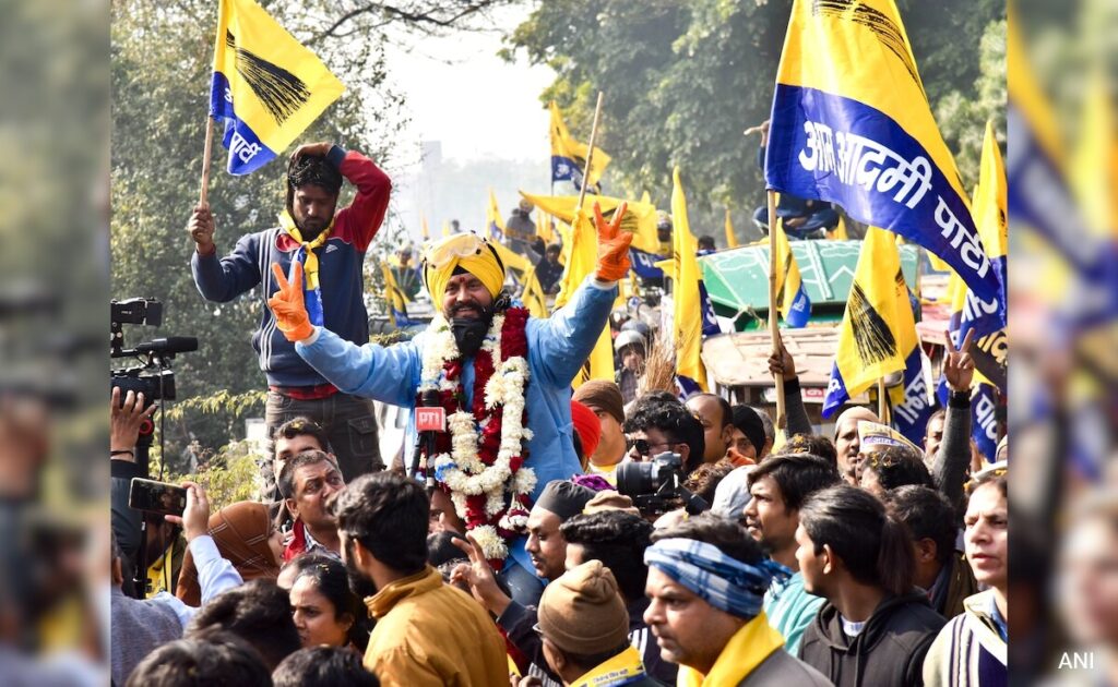 AAP's Delhi Poll Candidate Jitender Shunty Files Nomination Wearing PPE Kits