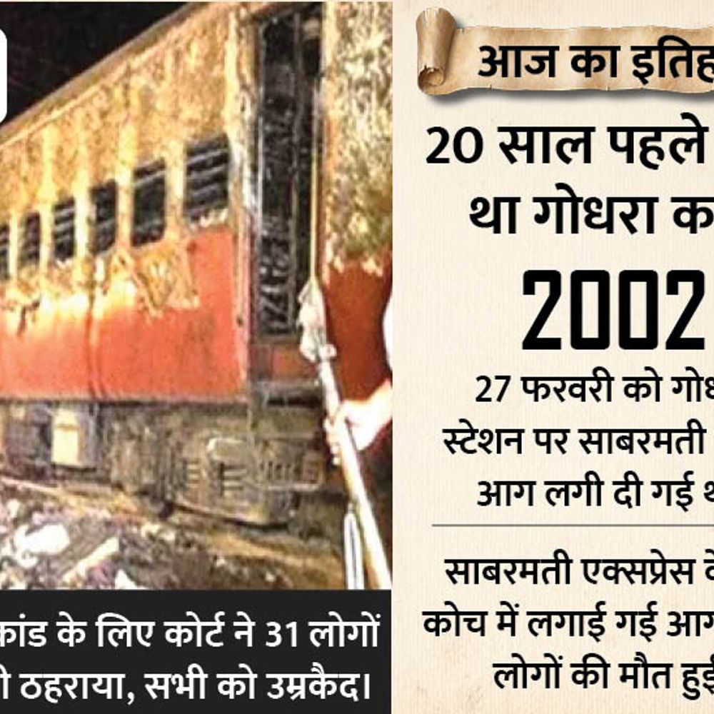 गोधरा-ट्रेन अग्निकांड में 13 फरवरी को सुप्रीम कोर्ट में सुनवाई:गोधरा में साबरमती एक्सप्रेस के एस-6 कोच में आग लगने से 59 लोग मारे गए थे