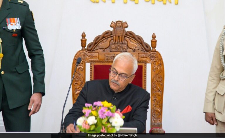 Ajay Kumar Bhalla Sworn In As Manipur Governor