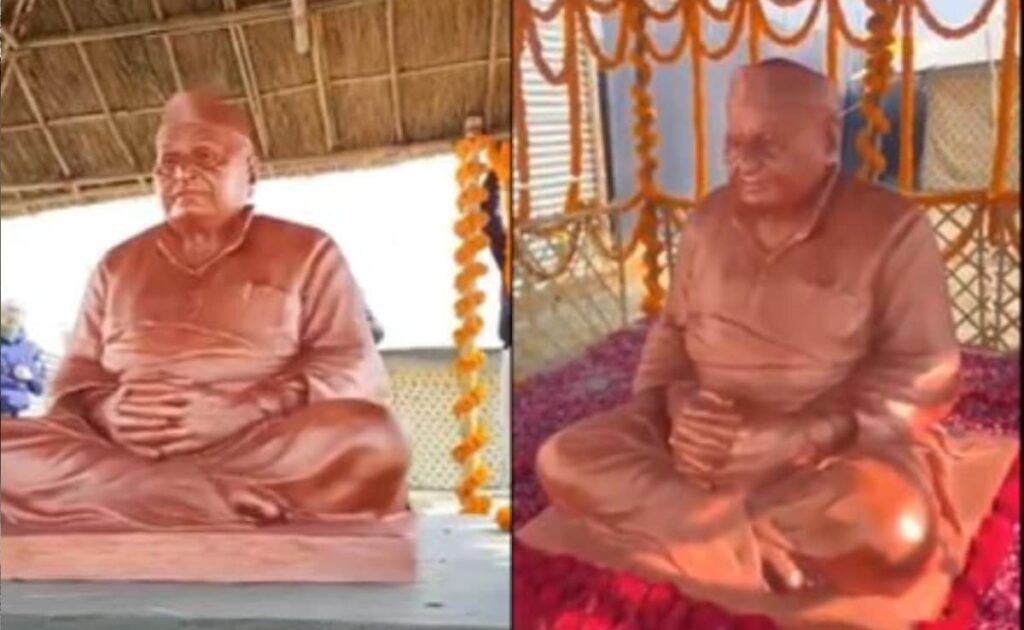 Controversy Erupts Over Mulayam Singh's Statue In Maha Kumbh Area