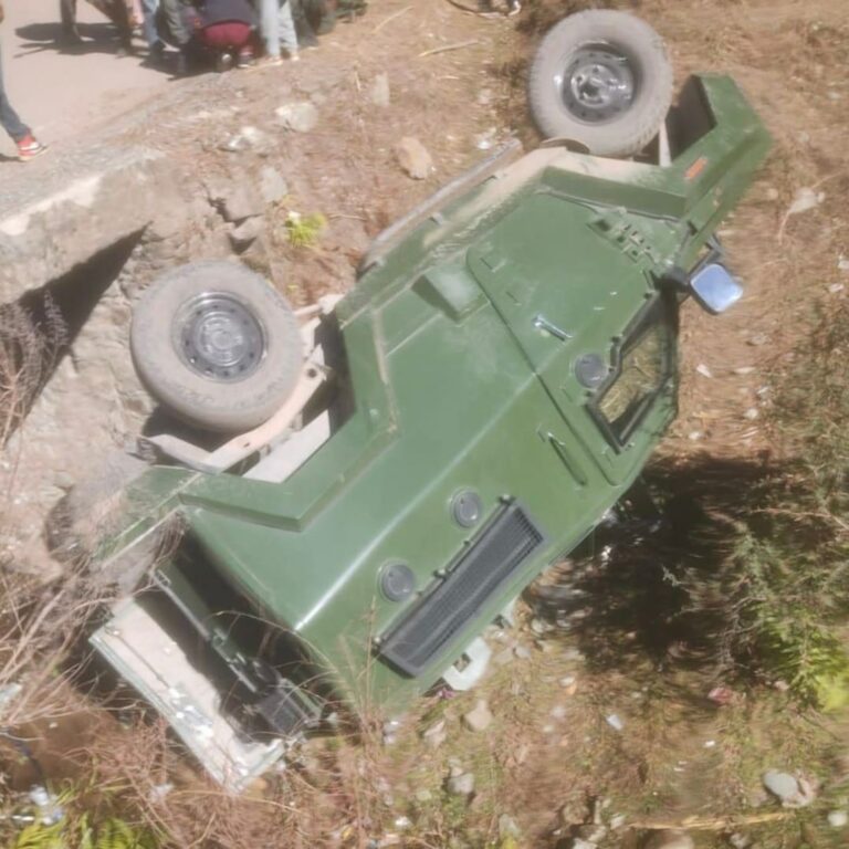 4 Army Soldiers Injured After Vehicle Skids Off Road In J&K's Poonch