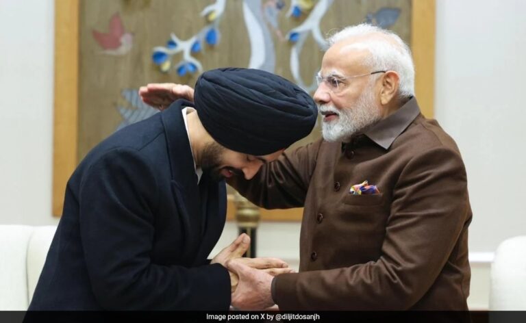Video - "When A Boy From An Indian Village...": PM Modi Meets Diljit Dosanjh