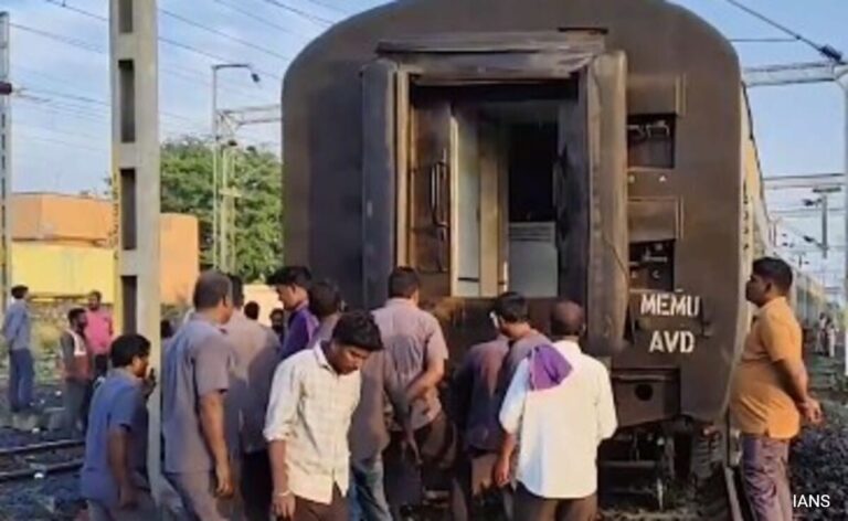 Train With 500 Passengers Derails In Tamil Nadu, Loco Pilot Averts Tragedy