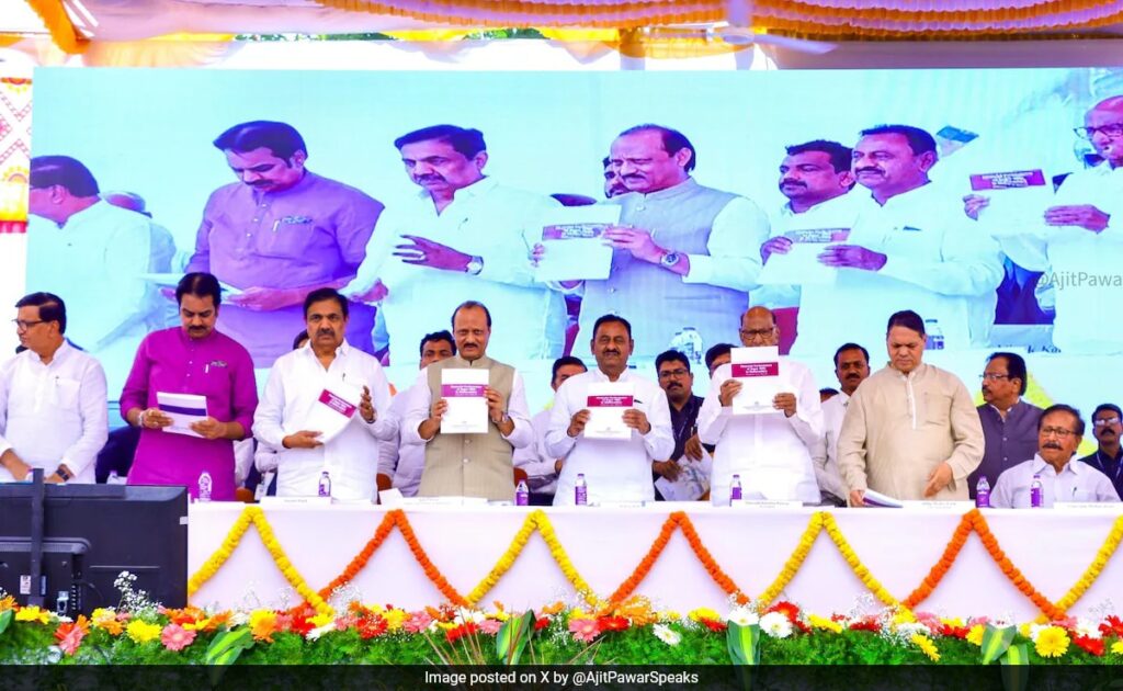 Ajit Pawar Attends Meet, Rearranges Seating For 'Distance' From Sharad Pawar