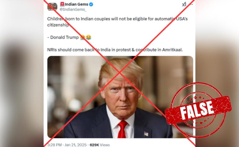 Fact Check: Does Trump's Citizenship Order Specifically Targets Indians?