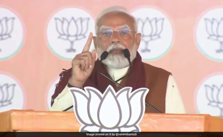 "Have To Free Delhi From Lies And Loot": PM Modi Targets AAP At Poll Rally