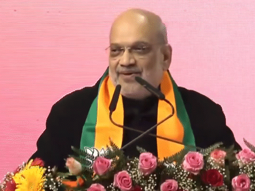 शाह बोले- केजरीवाल ने अन्ना जैसे संत का इस्तेमाल किया:सत्ता में आकर भ्रष्टाचार के सारे रिकॉर्ड तोड़े; 5 फरवरी आप'दा से मुक्ति का दिन