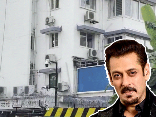 सलमान के घर बुलेट प्रूफ दीवार बनाई गई:हाई रेजोल्यूशन कैमरे भी लगाए; पिछले साल अप्रैल में लॉरेंस गैंग ने फायरिंग की थी