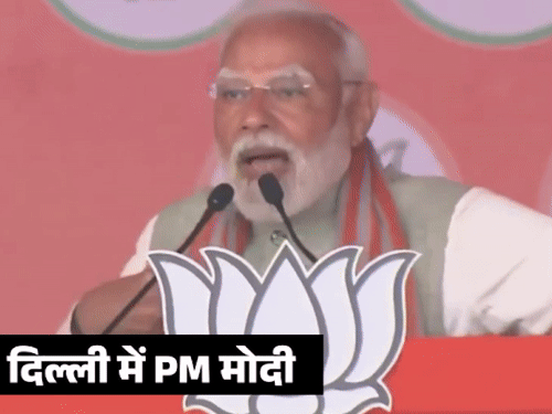 मोदी बोले- यमुना का पानी प्रधानमंत्री भी पीता है:हरियाणा CM ने नदी से पानी पीकर दिखाया; केजरीवाल बोले- सैनी ने पानी पिया नहीं, थूक दिया