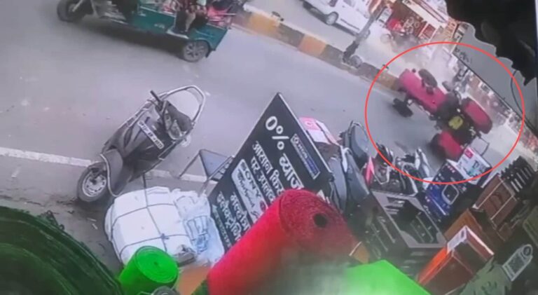 Video: Tractor Flips As Tyre Bursts In Uttar Pradesh, Driver Critical