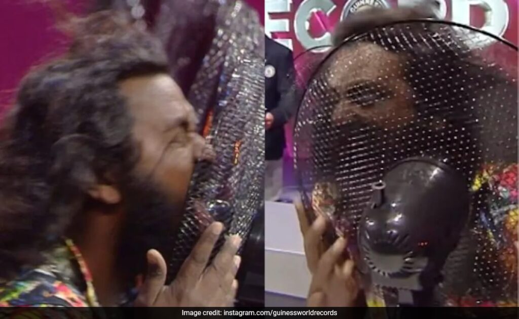 Telangana 'Drill' Man Stops 57 Fans With His 'Tongue', Sets World Record