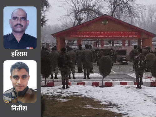 जम्मू-कश्मीर में राजस्थान का एक और जवान शहीद:खाई में गिरा था ट्रक, हवलदार की शहादत; शोक में आए चाचा की छत से गिरने से मौत