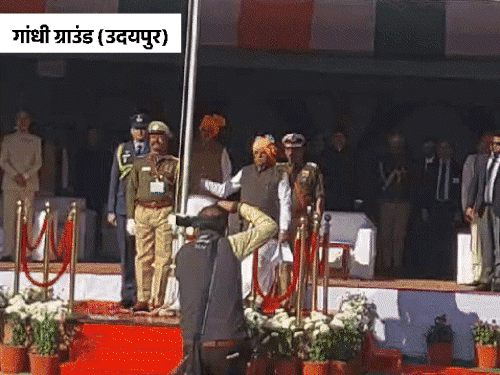 जालोर के गणतंत्र दिवस समारोह में पार्षद की मौत:अचानक सीने में दर्द उठा और गिर पड़े, पाली में परेड करती छात्रा बेहोश हुई