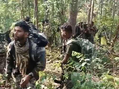 छत्तीसगढ़ में सुरक्षाबलों ने 5 नक्सली मार गिराए:मारे गए नक्सलियों में 2 महिलाएं भी, शवों के पास SLR, 12 बोर राइफल और BGL मिले