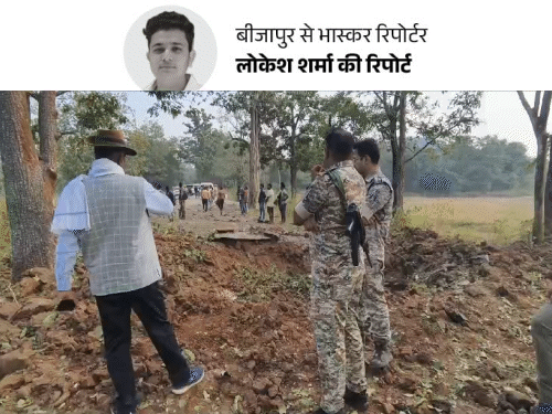 बीजापुर नक्सली हमला, सड़क बनते समय IED लगाई थी:बारूद बिछाने के 3 साल बाद ब्लास्ट किया, DRG जवान ही निशाने पर थे