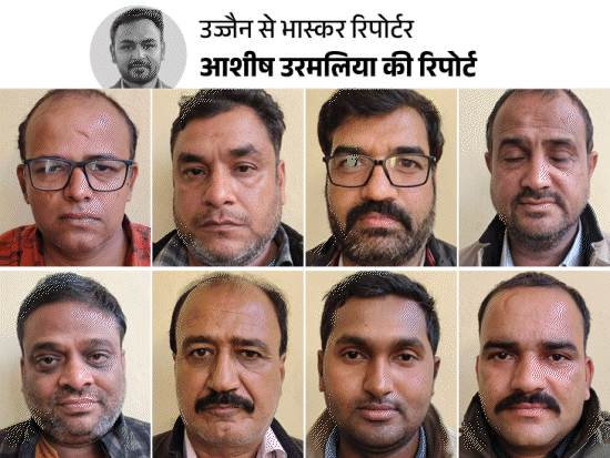 महाकाल मंदिर में गेट से नंदी हॉल तक उगाही रैकेट:भस्म आरती के लिए 1-10 हजार तक वसूली; पैसे लेकर वीआईपी ट्रीटमेंट; 8 गिरफ्तार