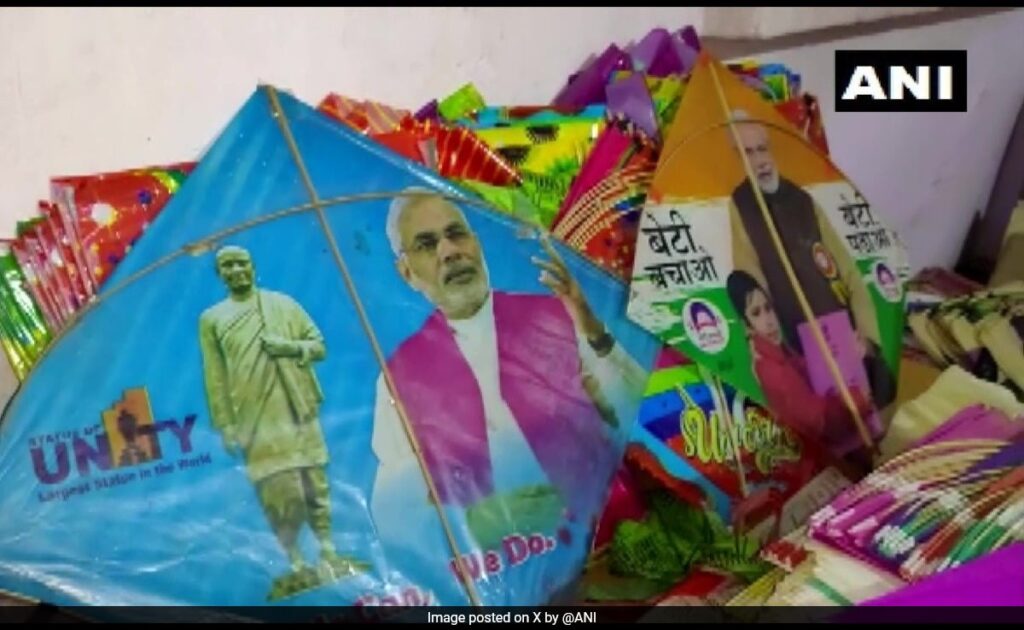 Makar Sankranti: Kites With PM Modi's Name, Slogans In Demand In Gujarat