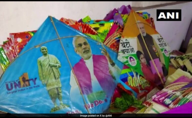 Makar Sankranti: Kites With PM Modi's Name, Slogans In Demand In Gujarat