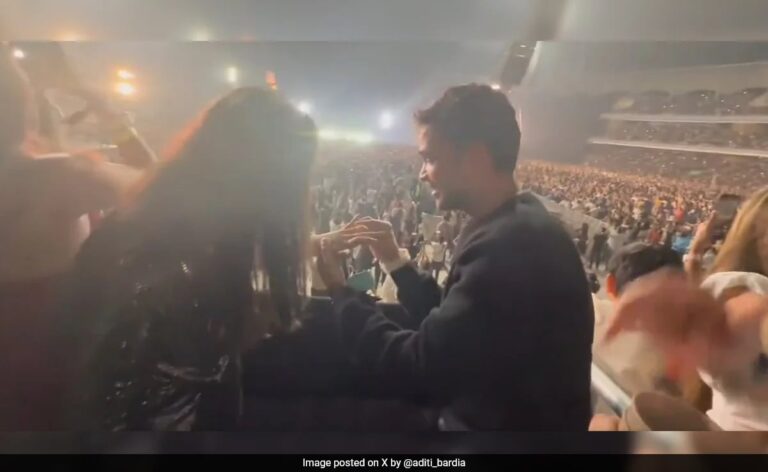 Video: Man's Dream Proposal At Coldplay Concert Interrupted By Chris Martin