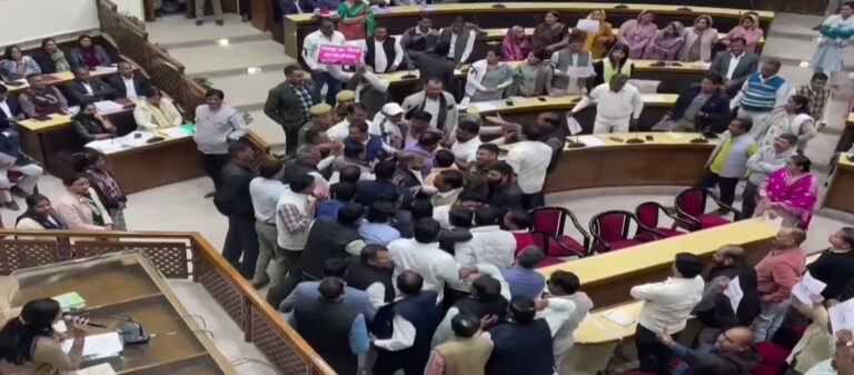 BJP vs Congress In Jaipur Municipal Meet Over Jagatpura Land Lease Issue