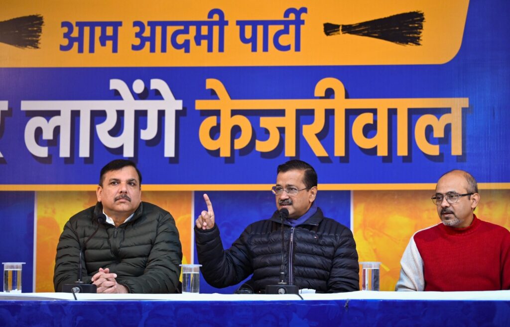 Delhi Police Files Complaint Against AAP Over "Inflammatory" Social Media Posts