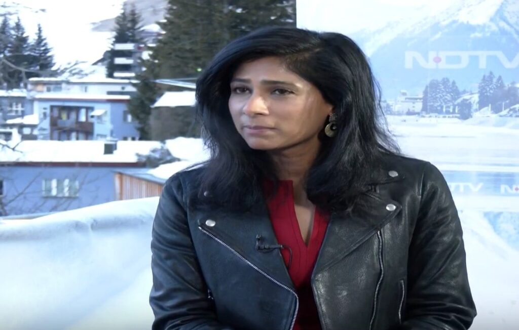 "26% Of India's Workforce Exposed To AI, But...": Gita Gopinath At Davos