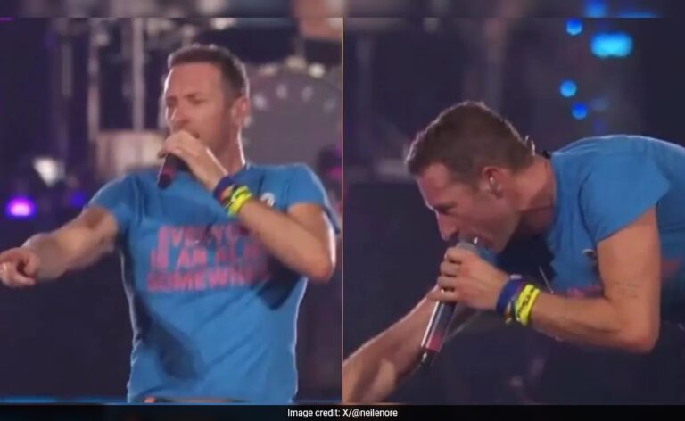 Watch: Coldplay Frontman Chris Martin Stops Ahmedabad Concert To Protect Fan