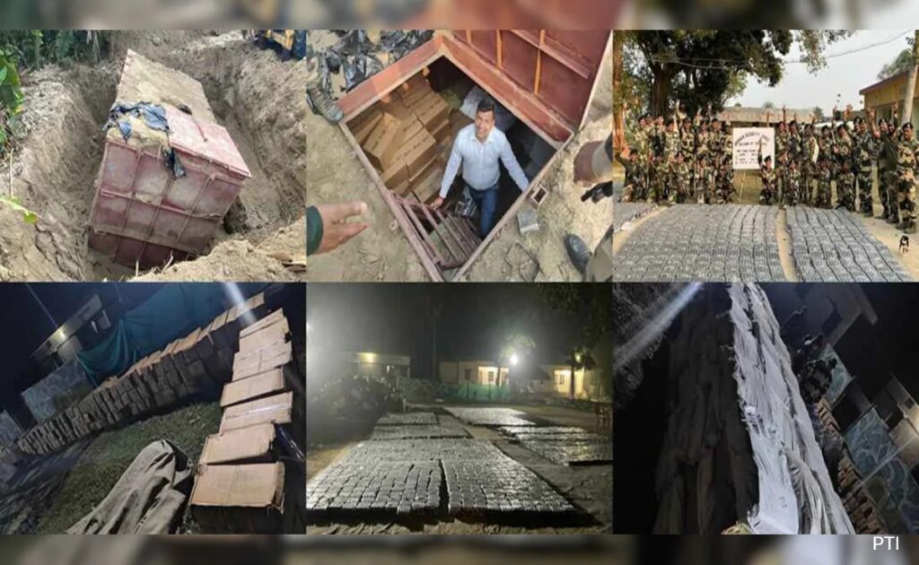 Border Force Seizes Phensedyl Bottles Worth 1.4 Crore Near Bangladesh Border