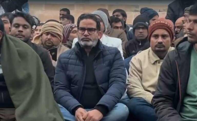Prashant Kishor Begins Indefinite Fast To Back Protesting Students In Bihar