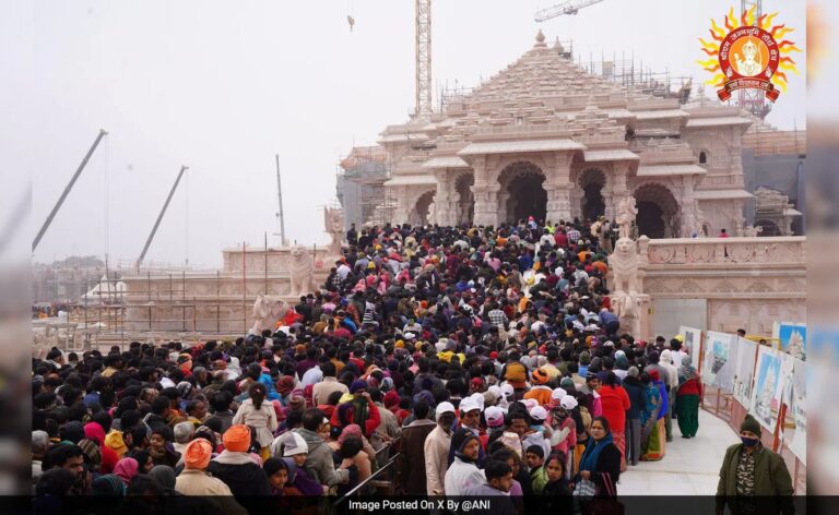 Ayodhya, Varanasi Temples See Unprecedented Rush On New Year's Day