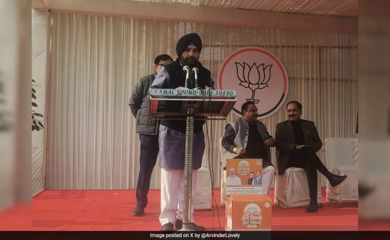 BJP's Arvinder Singh Lovely To Fight From Delhi's Gandhi Nagar Seat: 5 Facts