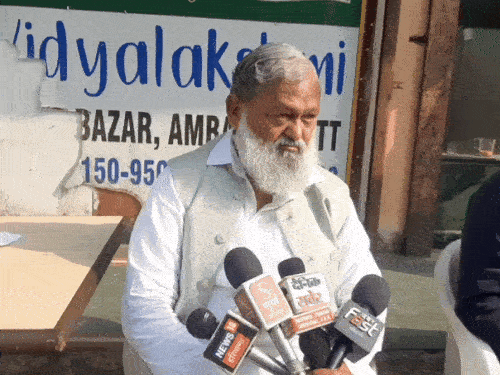 अनिल विज अपनी ही BJP सरकार से नाराज:मंत्री बोले- ग्रीवेंस कमेटी मीटिंग में नहीं जाऊंगा, किसान नेता डल्लेवाल की तरह अनशन करूंगा