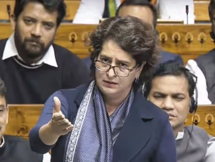 प्रियंका बोलीं- नहीं पता वित्तमंत्री किस ग्रह पर रहती हैं:सीतारमण ने लोकसभा में कहा- मोदी सरकार की तुलना में UPA सरकार में ज्यादा महंगाई थी