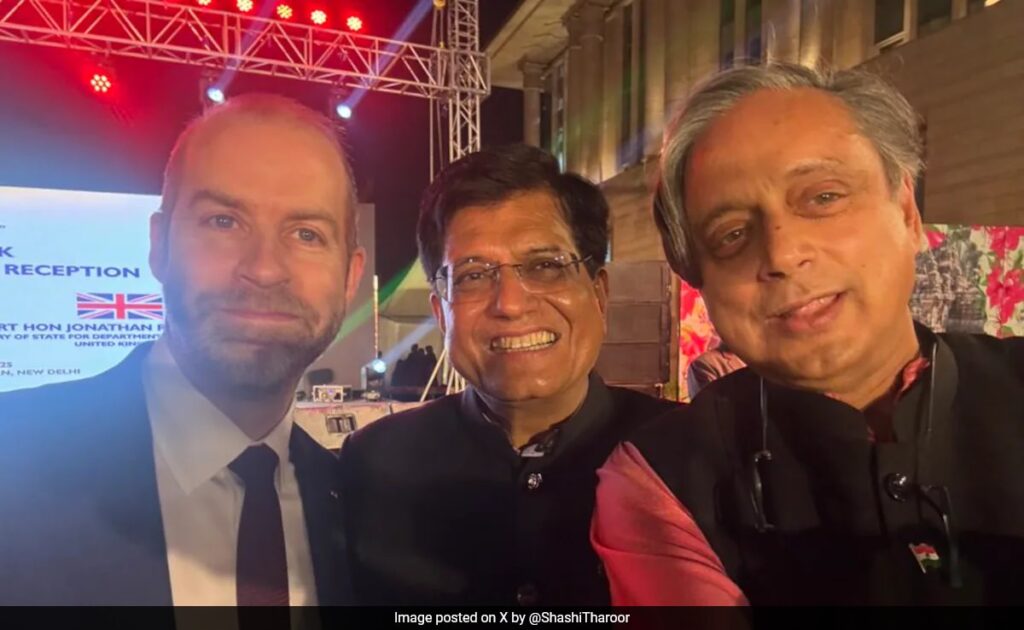Amid Congress Rift Talk, Shashi Tharoor Posts Pic With Piyush Goyal, Says...