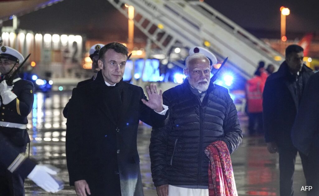 PM Arrives In French Port City Of Marseille, Hails VD Savarkar's Bravery