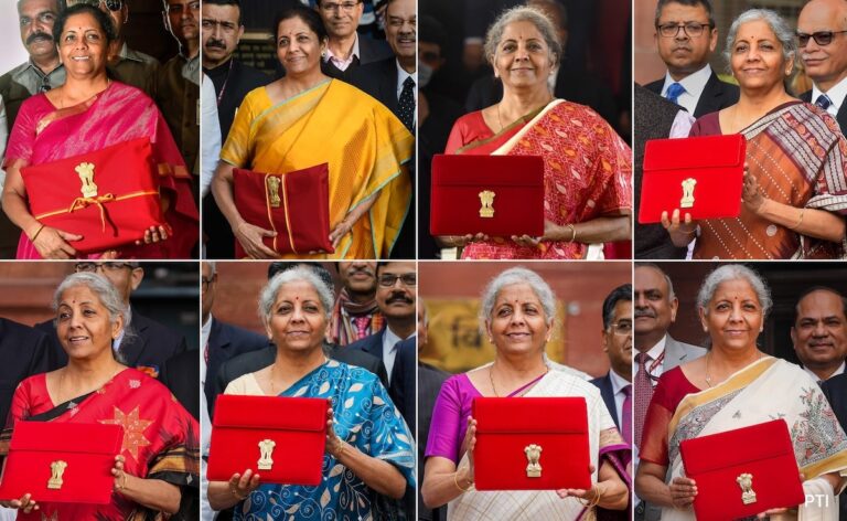 Budget 2025: A Look At Nirmala Sitharaman's Budget Day Sarees Over The Years