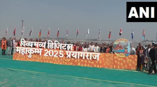 118-Member Diplomatic Delegation From 77 Countries Arrives At Maha Kumbh