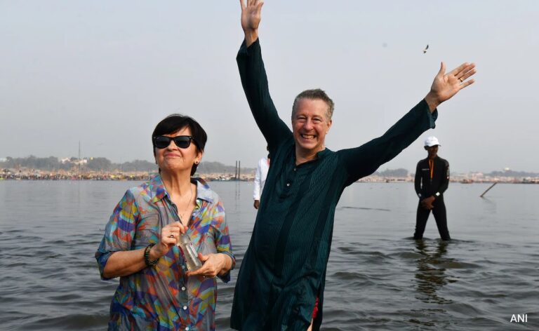 "Unforgettable": 118-Member Foreign Delegation Takes Dip At Maha Kumbh