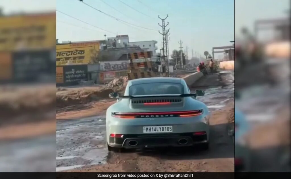 Porsche 911 Struggles Through Rough Indian Roads. Here's The Truth