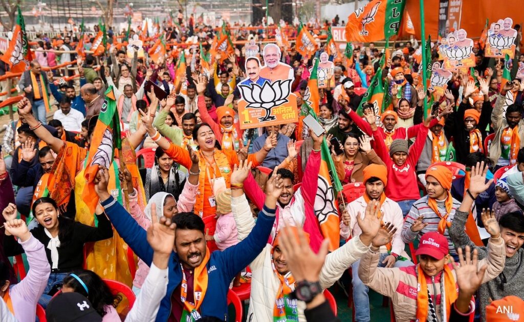 High-Octane Campaigning For Delhi Polls Ends Today, BJP, AAP Make Final Push