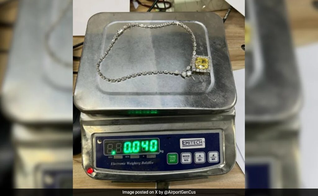 Man Smuggles Diamond-Gold Necklace Worth Rs 6.08 Crore At Delhi Airport