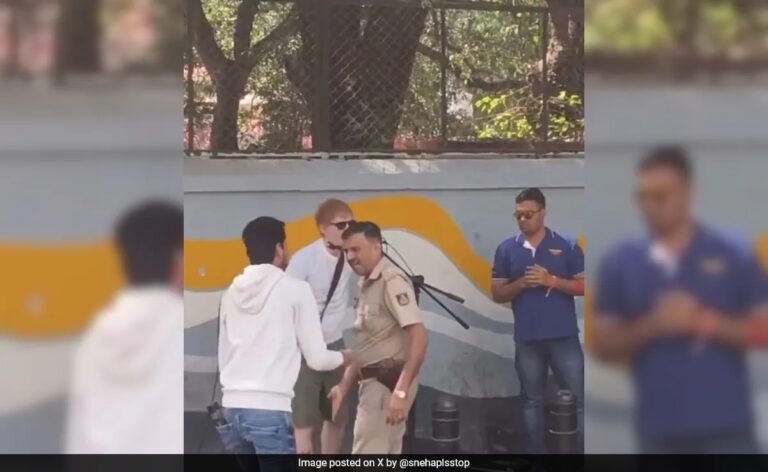 Video: Ed Sheeran's Spontaneous Street Performance Stopped By Bengaluru Cops