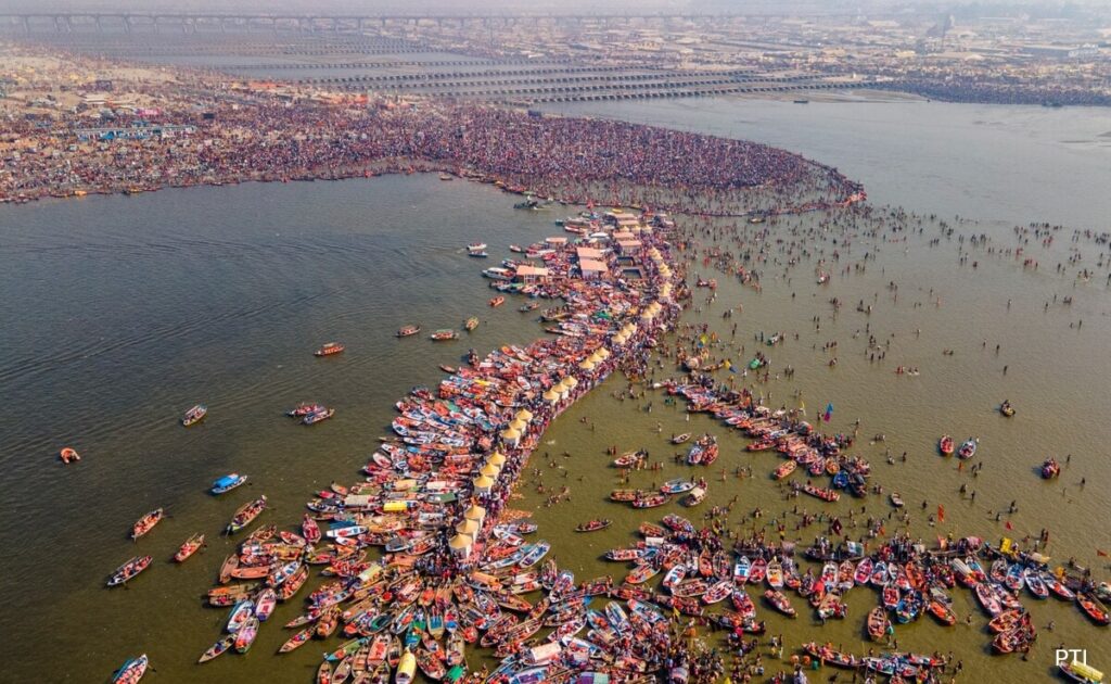 As Maha Kumbh Nears End, Devotees Head To Sangam For Holy Dip