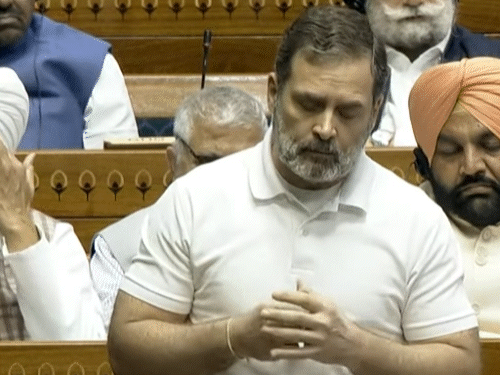 राहुल ने मोदी की तारीफ की, UPA की खामी गिनाई:बजट सत्र में बोले- मेक इन इंडिया अच्छा आइडिया, बेरोजगारी का जवाब UPA भी नहीं दे पाई